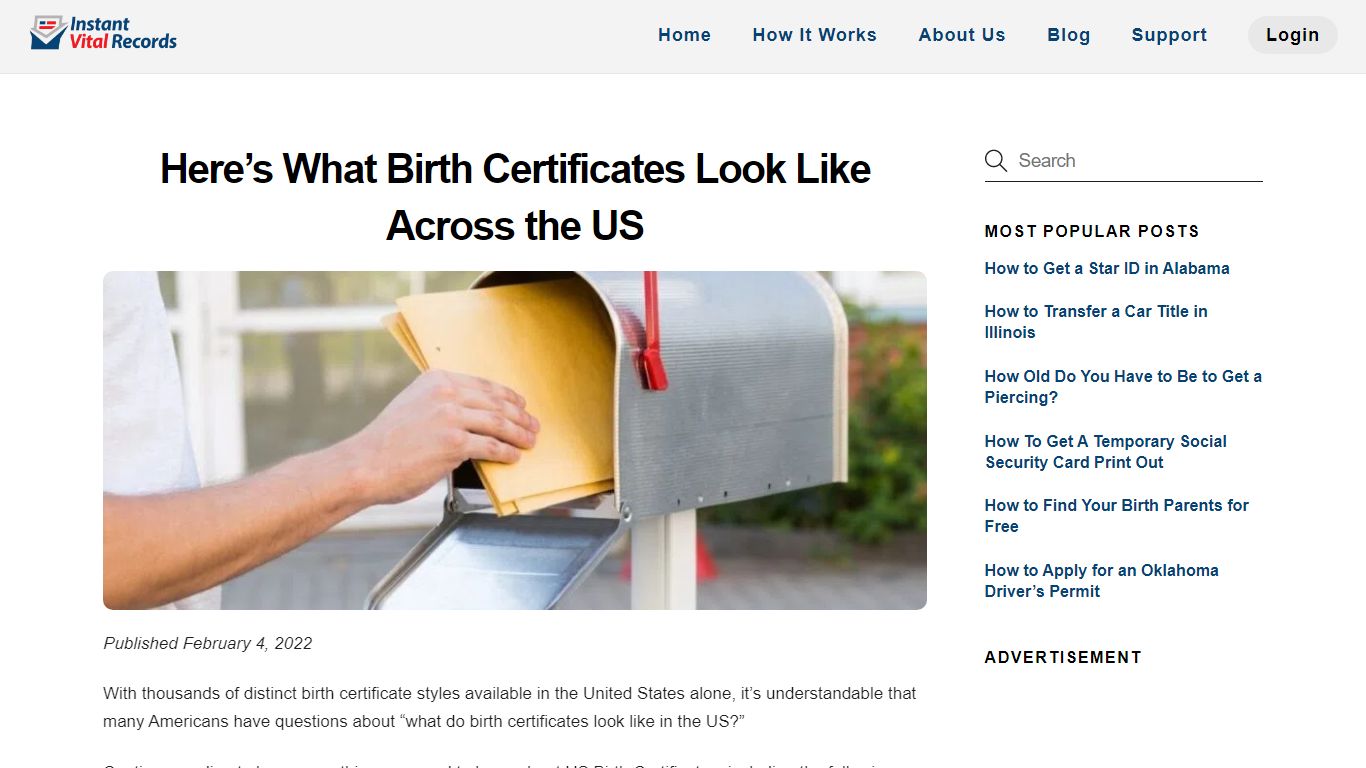 Here's What Birth Certificates Look Like Across the US